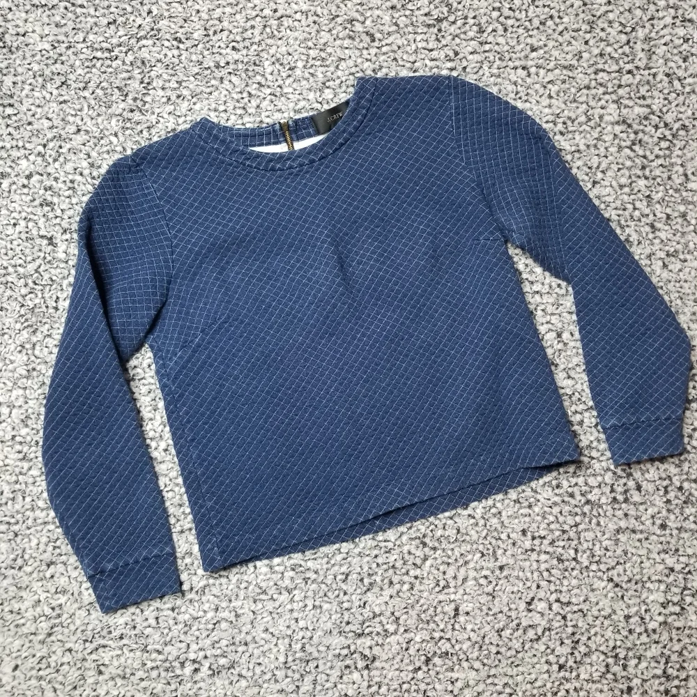 J.Crew Quilted Sweater Top